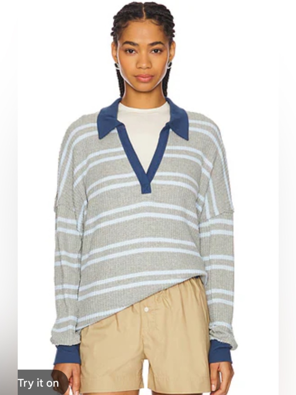 We the free clean prep polo small new